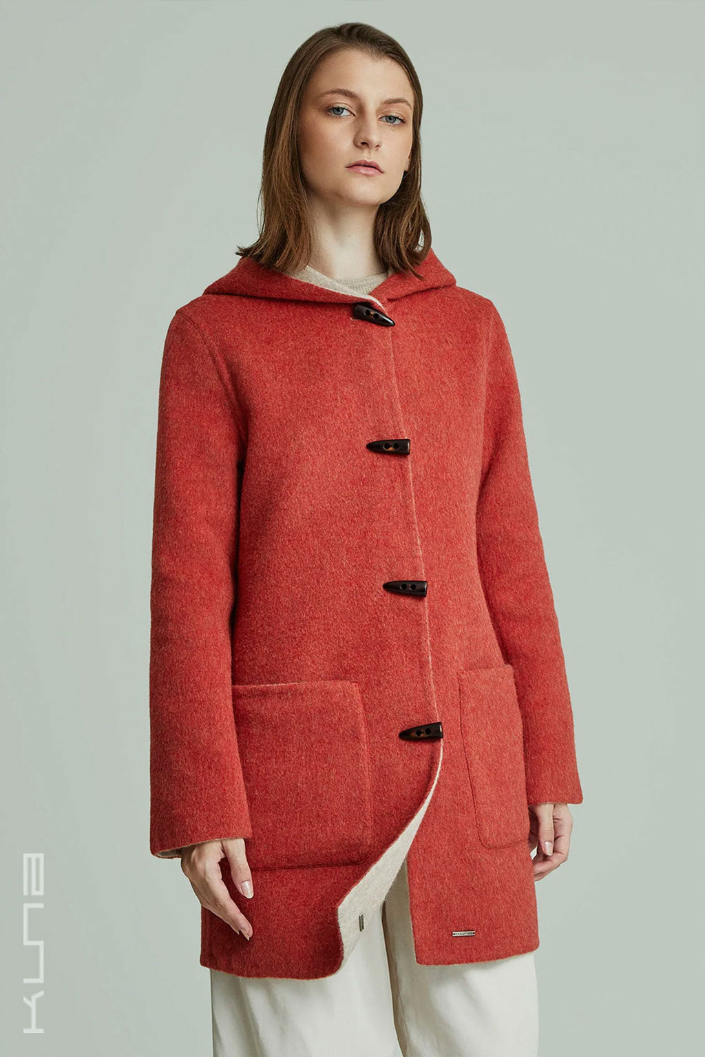 Alaia Reversible Baby Alpaca Coat