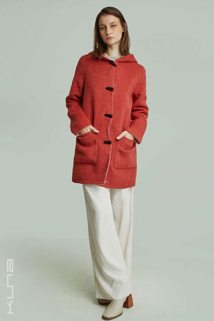 Alaia Reversible Baby Alpaca Coat