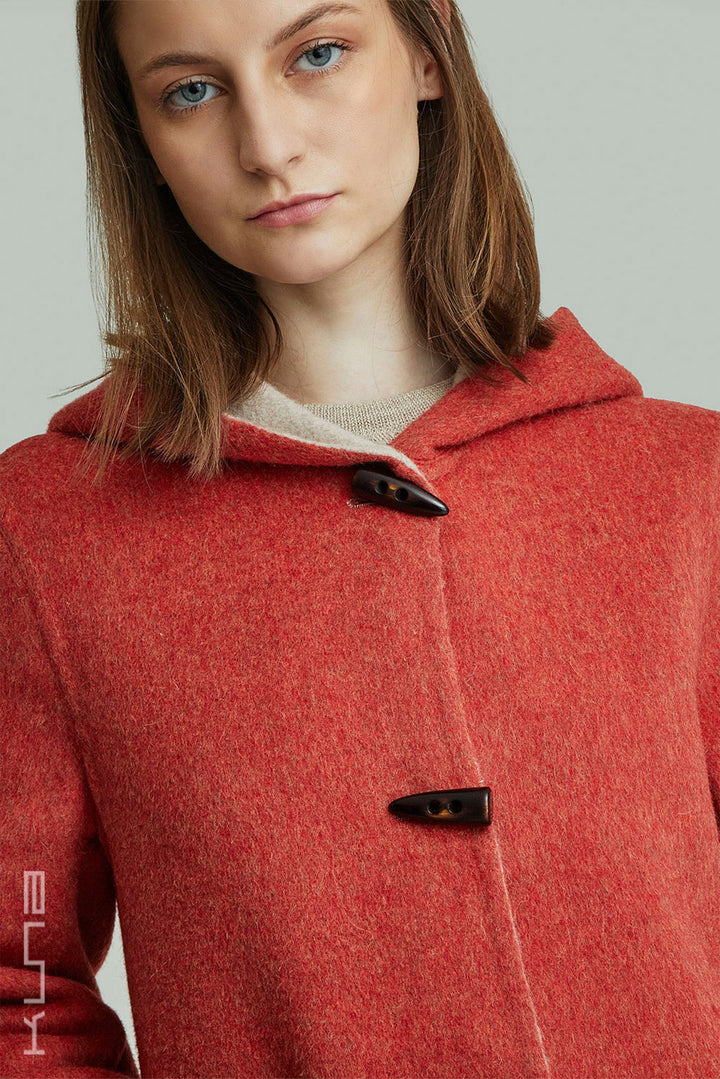 Alaia Reversible Baby Alpaca Coat