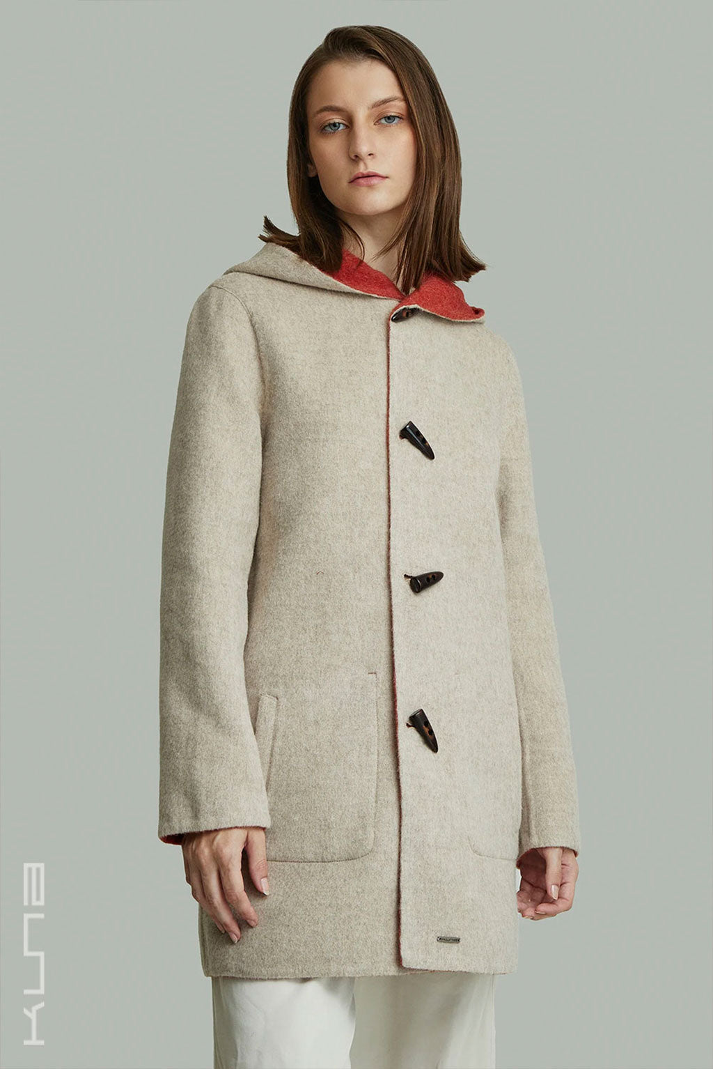 Alaia Reversible Baby Alpaca Coat