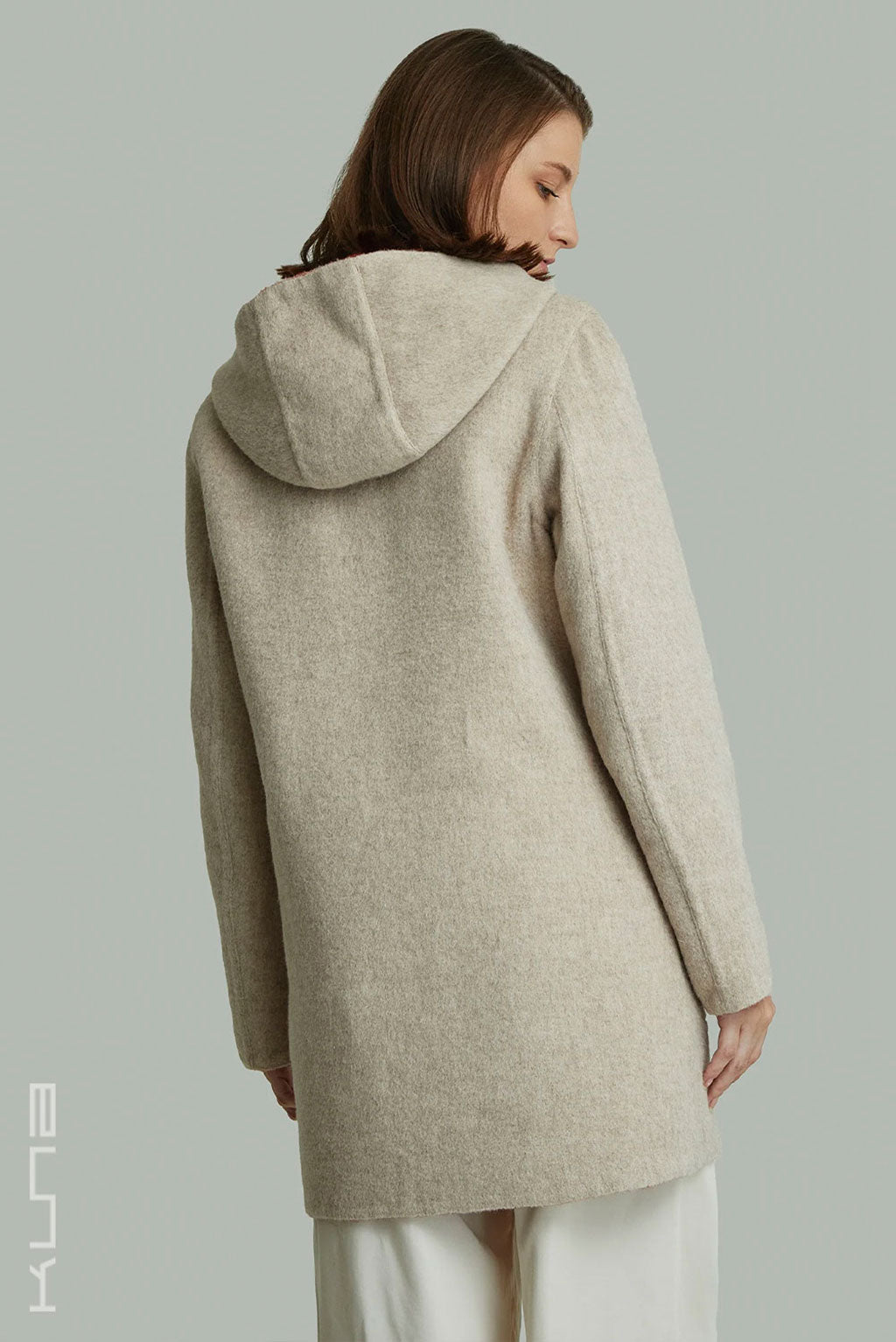 Alaia Reversible Baby Alpaca Coat