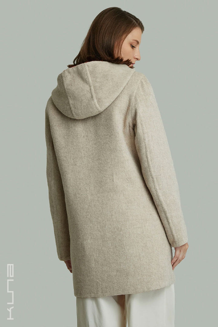 Alaia Reversible Baby Alpaca Coat