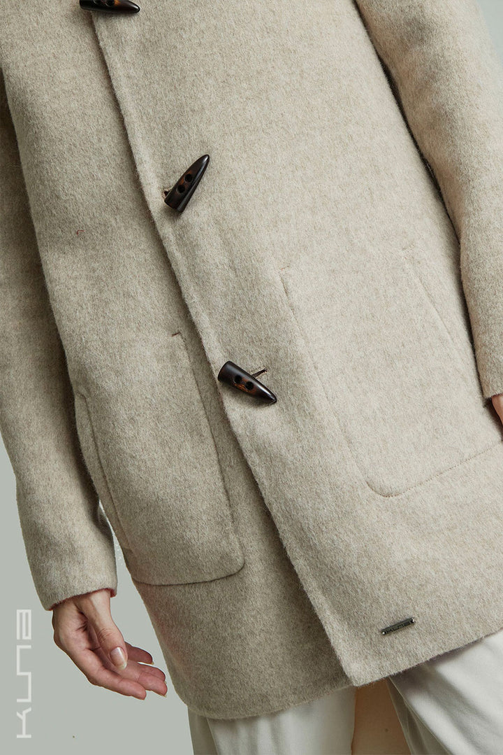 Alaia Reversible Baby Alpaca Coat