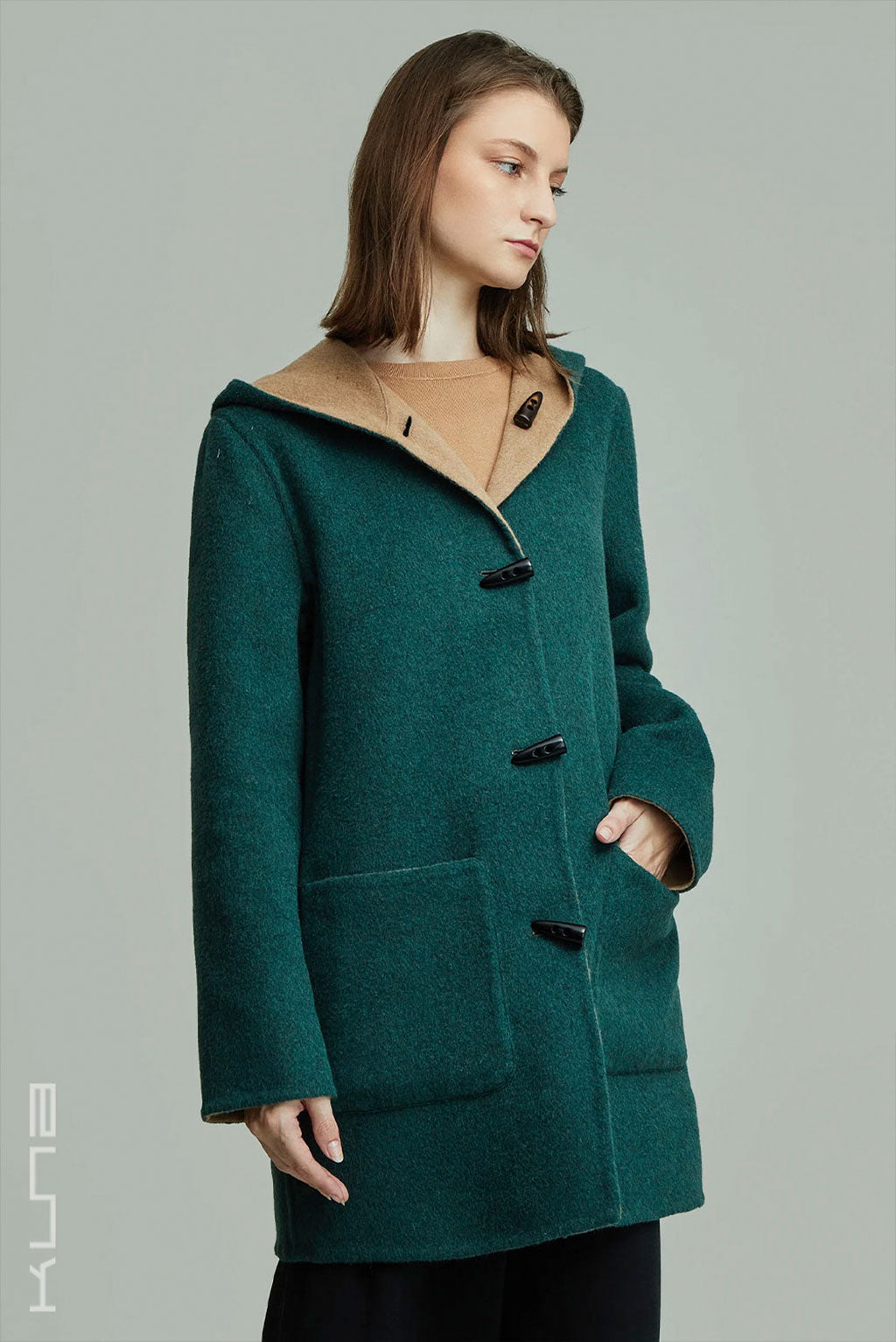 Alaia Reversible Baby Alpaca Coat