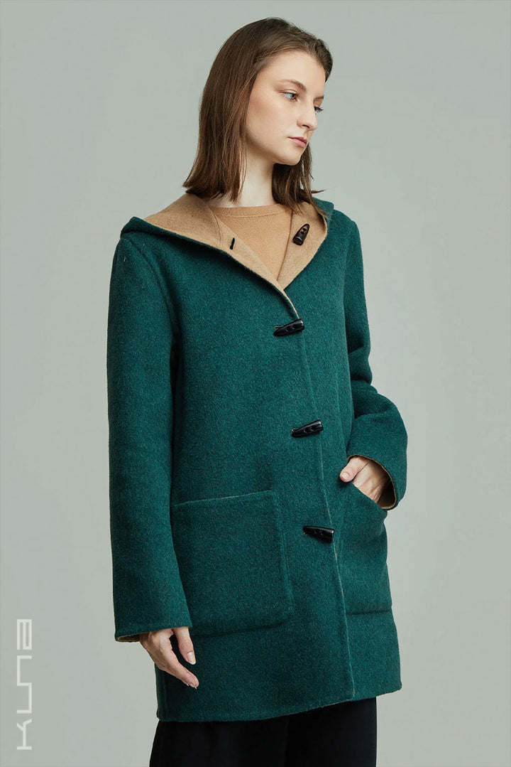 Alaia Reversible Baby Alpaca Coat