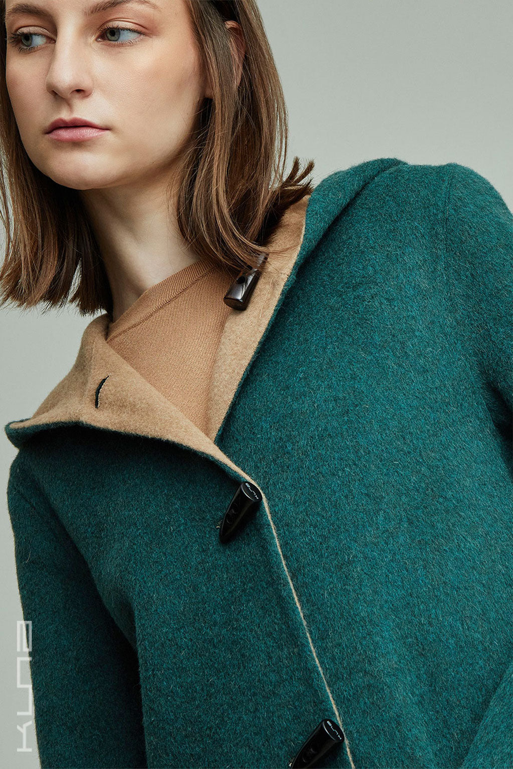 Alaia Reversible Baby Alpaca Coat