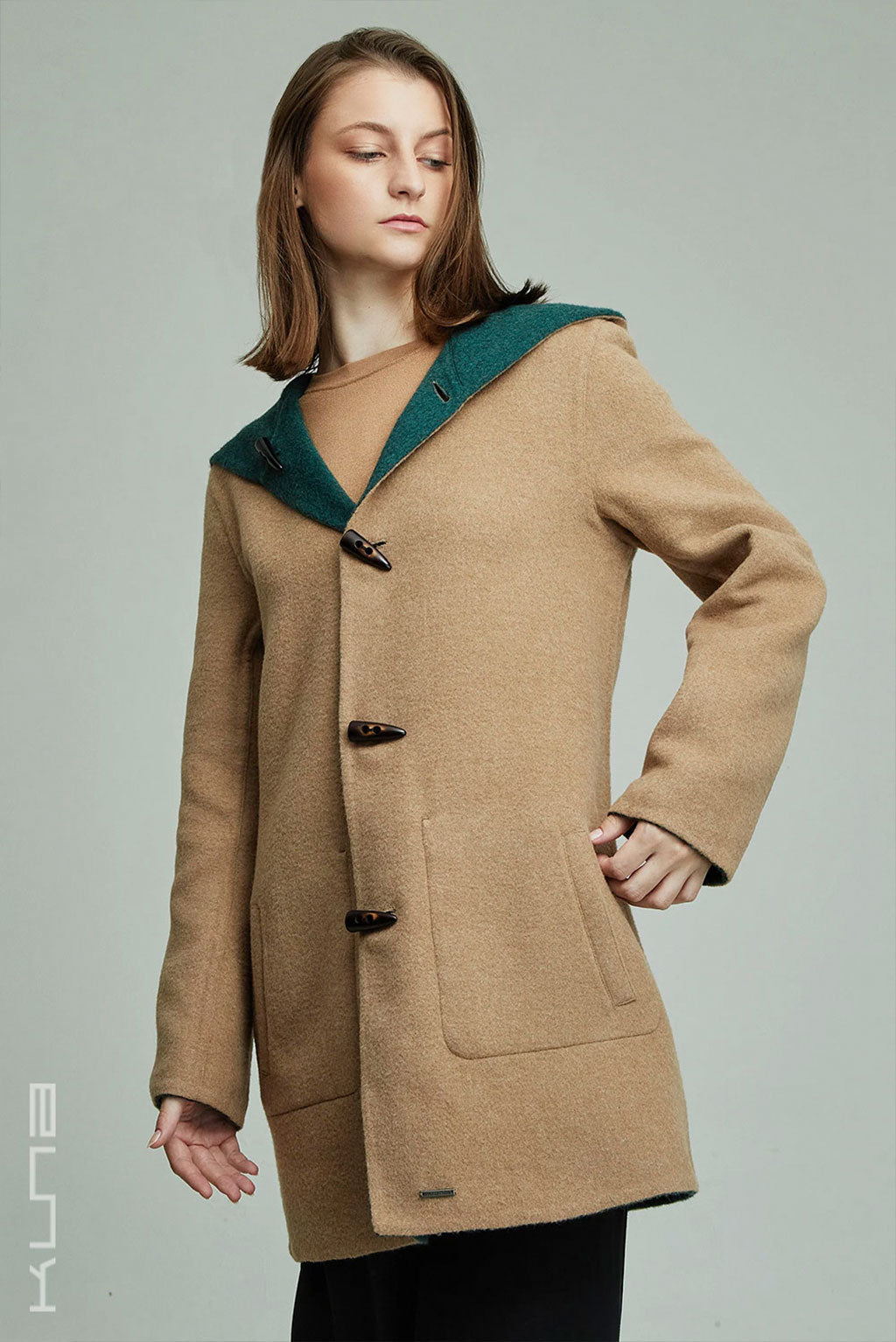 Alaia Reversible Baby Alpaca Coat