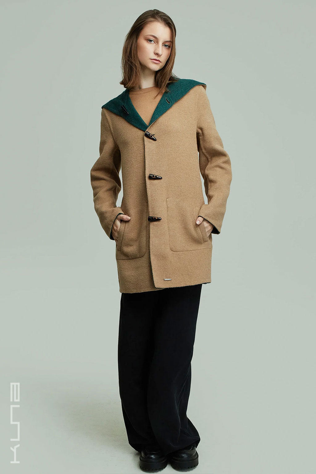 Alaia Reversible Baby Alpaca Coat