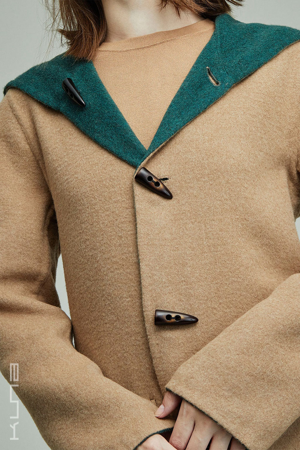 Alaia Reversible Baby Alpaca Coat