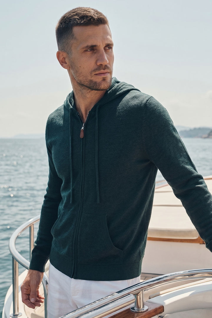 Lightweight Baby Alpaca Hoodie