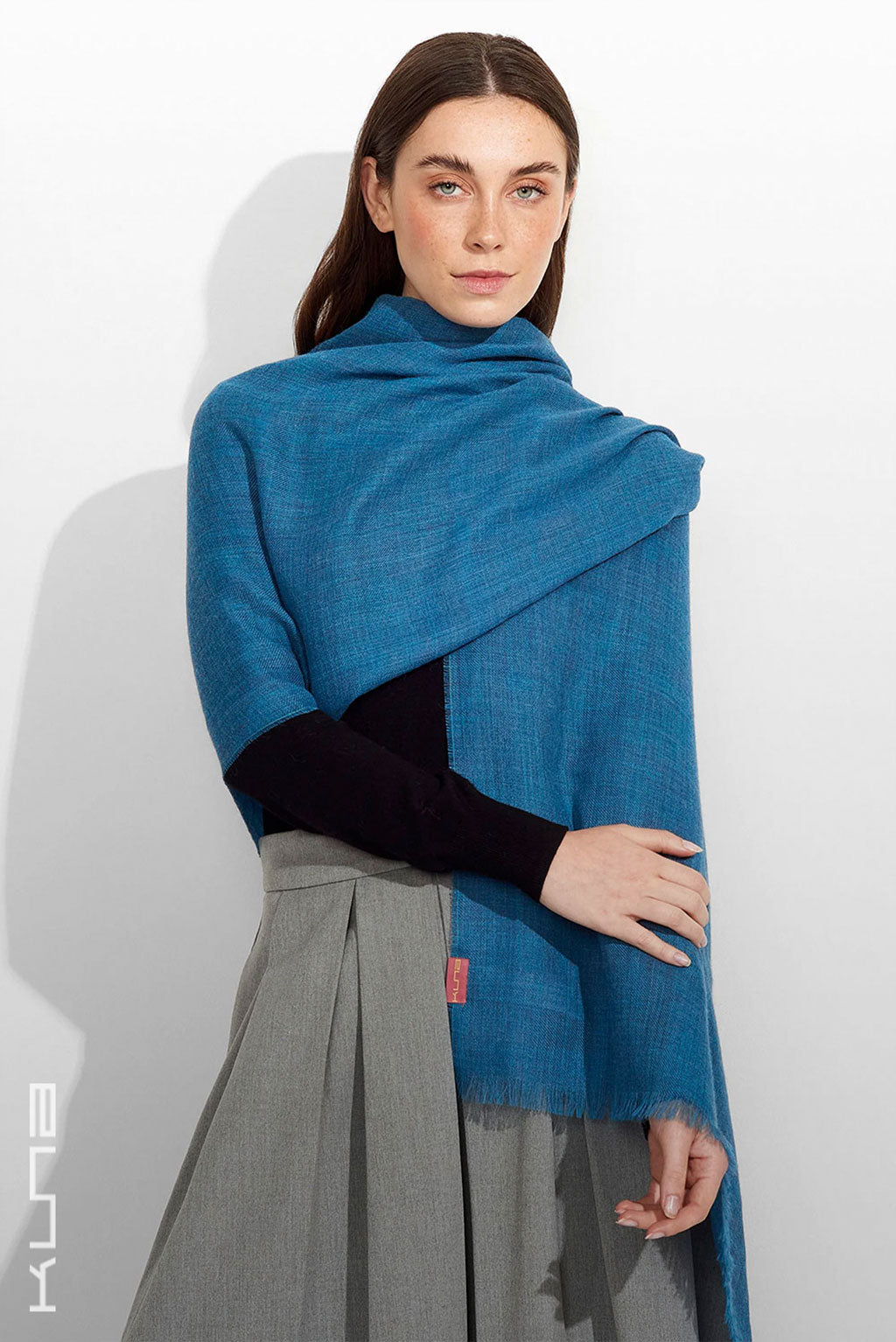 Teaberry Baby Alpaca & Silk Shawl