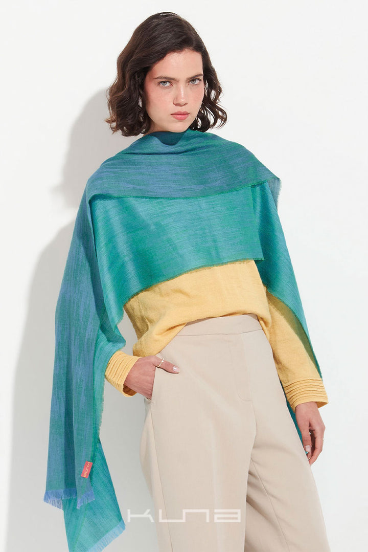 Zankov Baby Alpaca & Silk Shawl