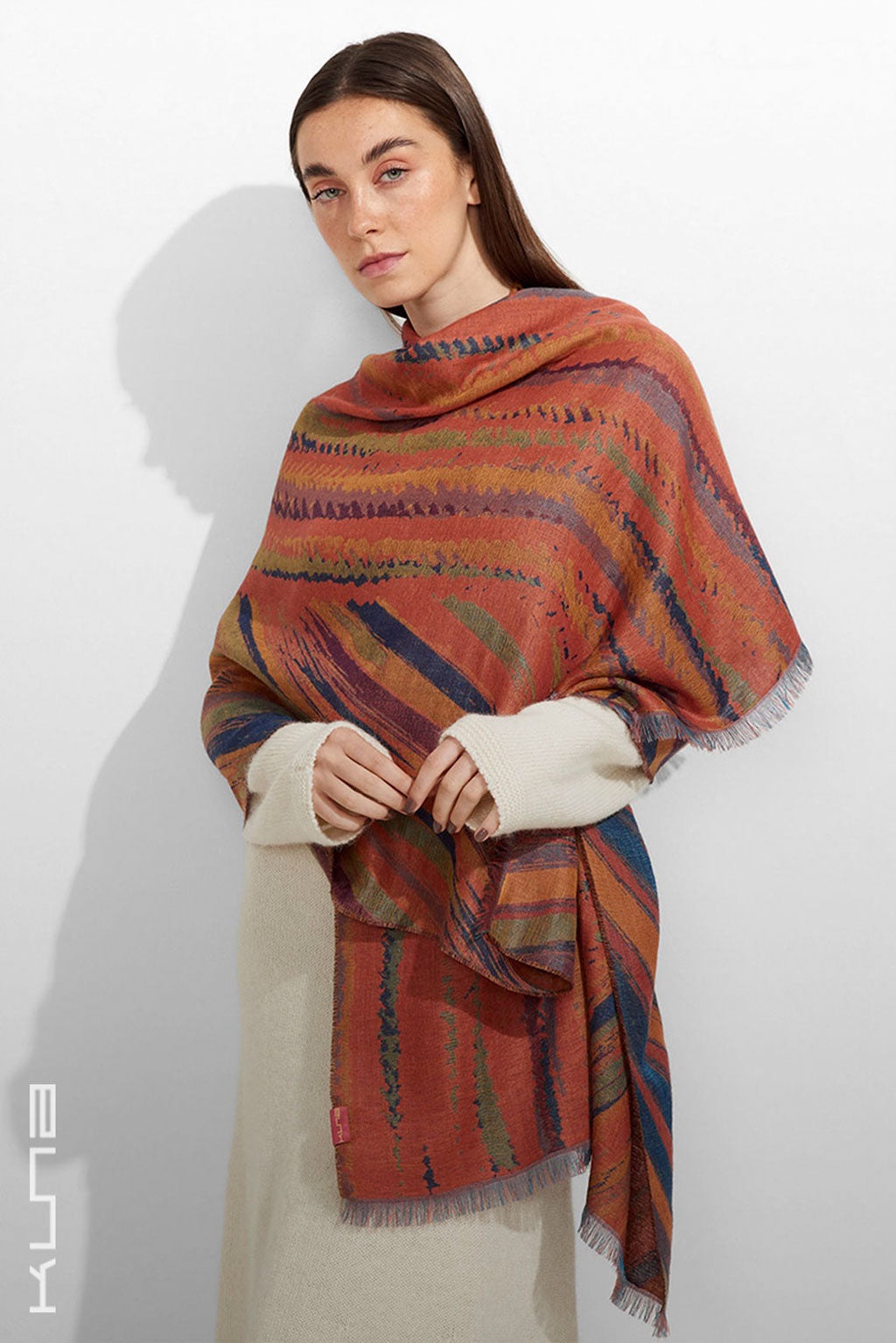 Zidny Baby Alpaca & Silk Shawl