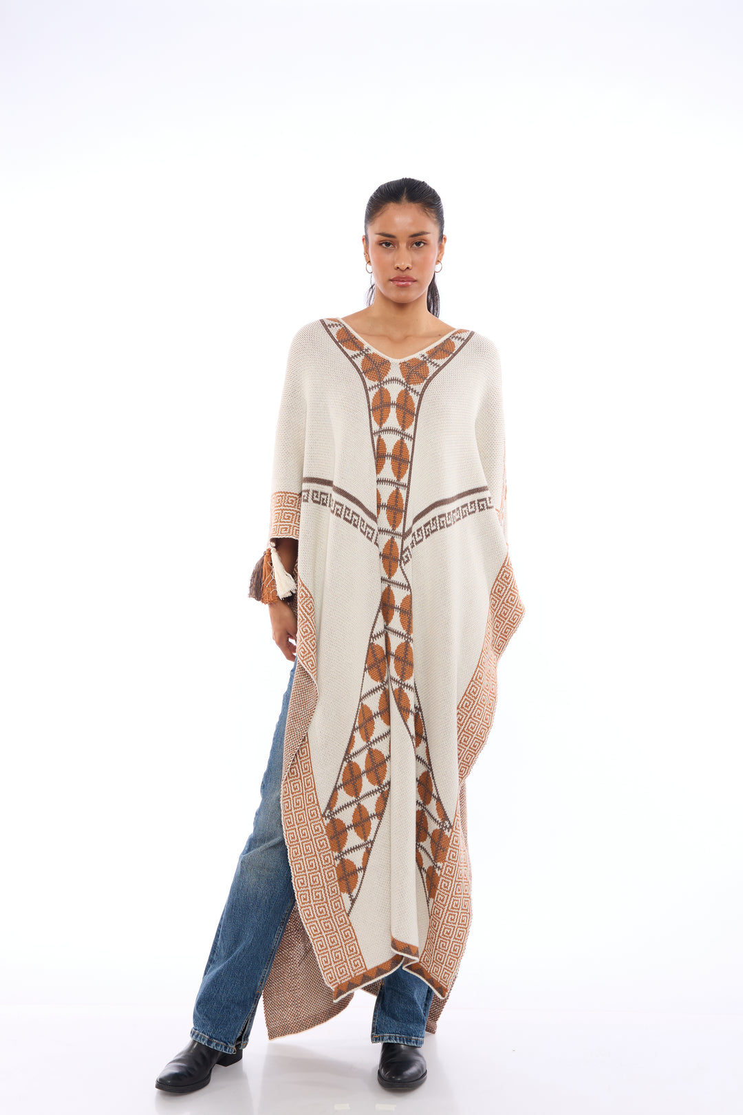 Andes Long Baby Alpaca Poncho
