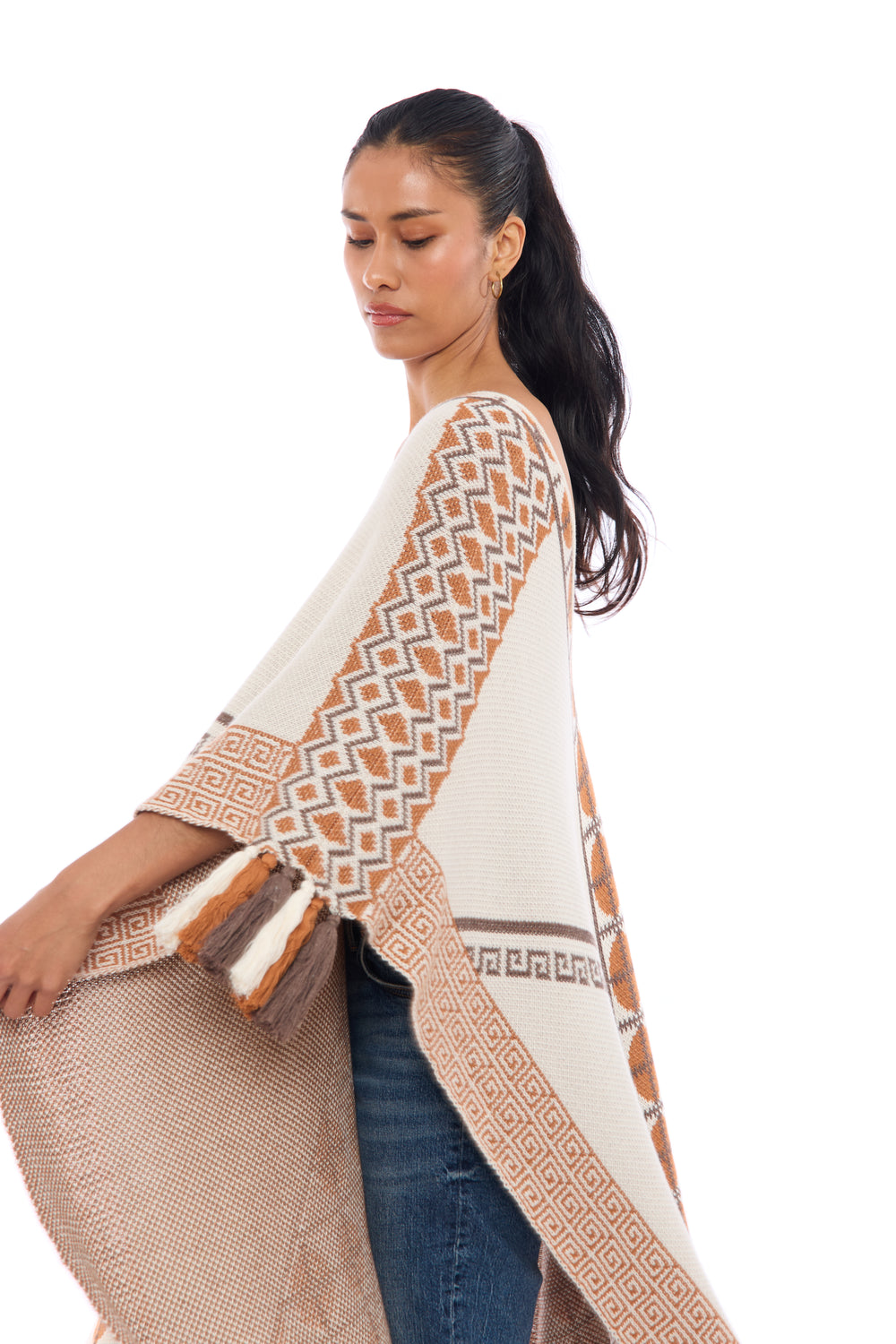 Andes Long Baby Alpaca Poncho