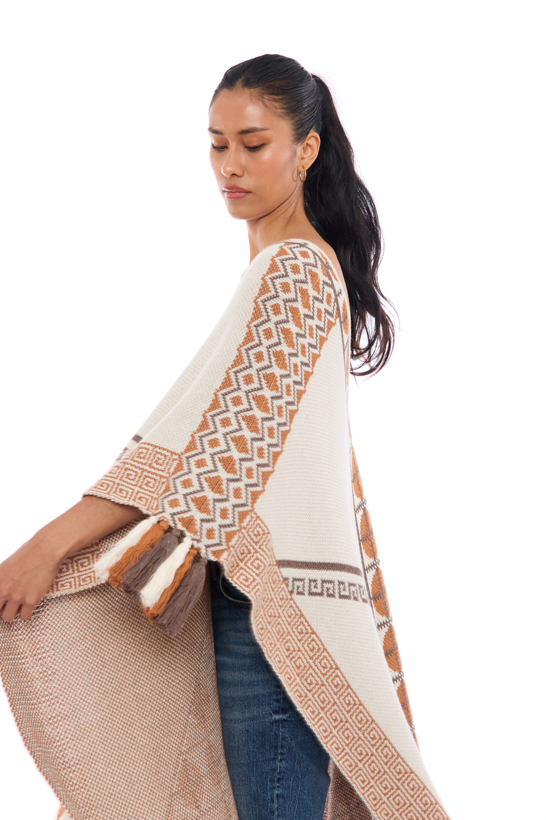 Andes Long Baby Alpaca Poncho