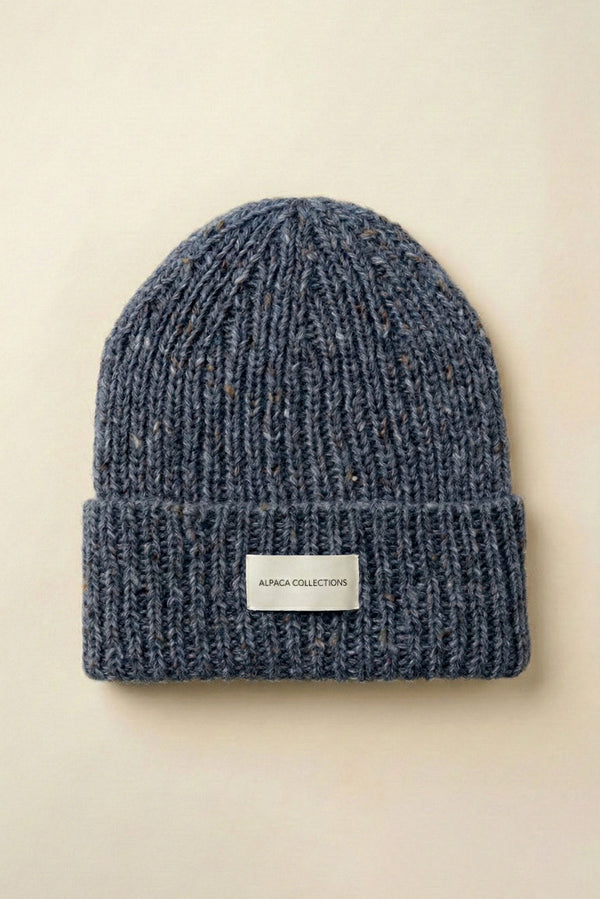 Hope Baby Alpaca Hat — Denim — denim baby alpaca by Alpaca Collections