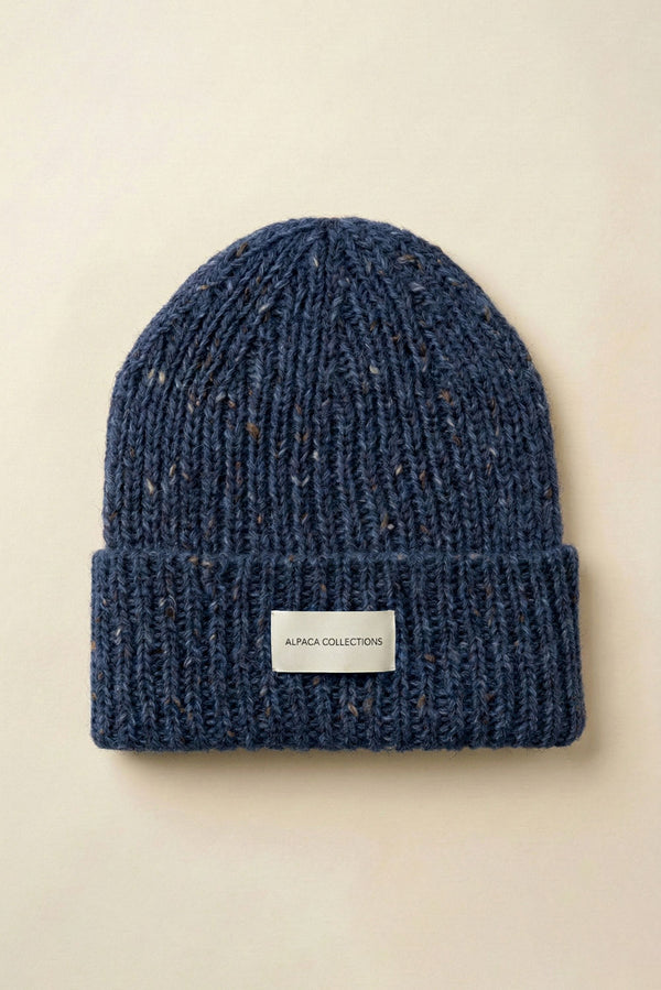 Hope Baby Alpaca Hat — Navy — navy baby alpaca by Alpaca Collections