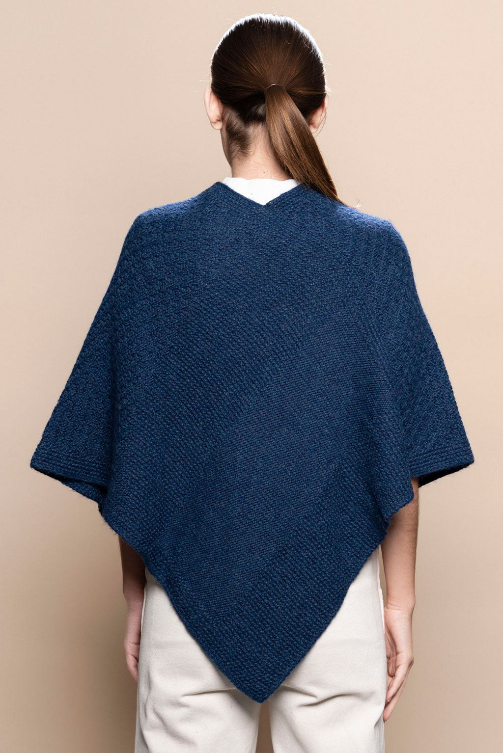 Textured Baby Alpaca Poncho