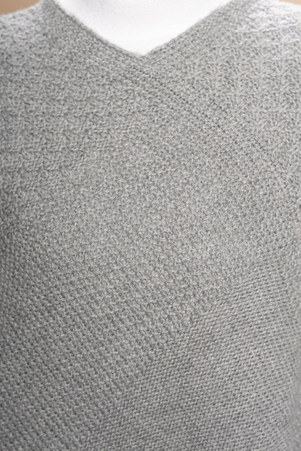 Textured Baby Alpaca Poncho