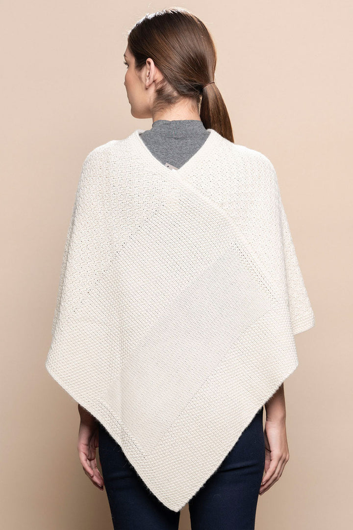 Textured Baby Alpaca Poncho