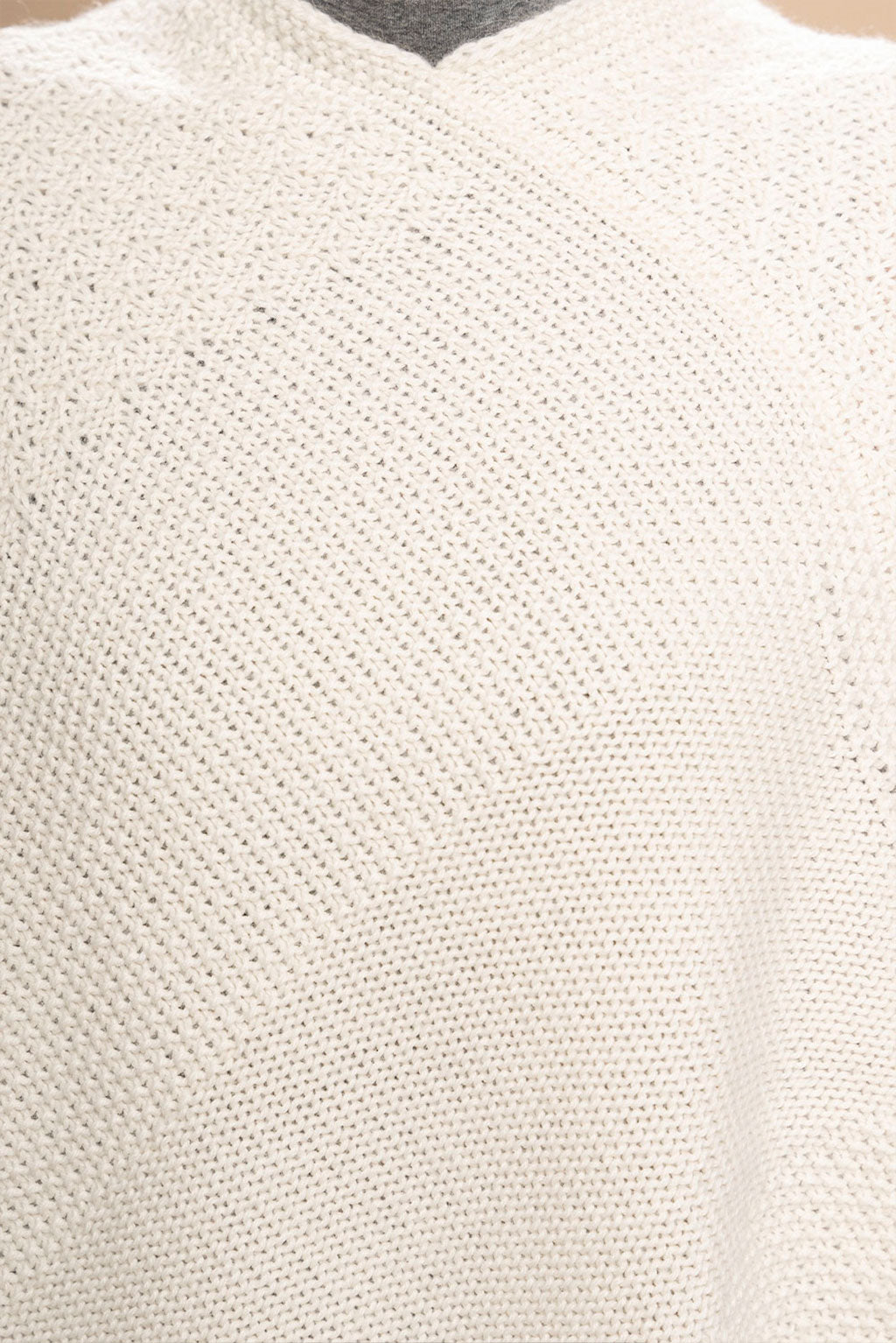 Textured Baby Alpaca Poncho