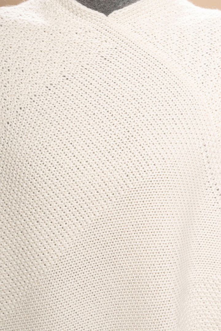 Textured Baby Alpaca Poncho