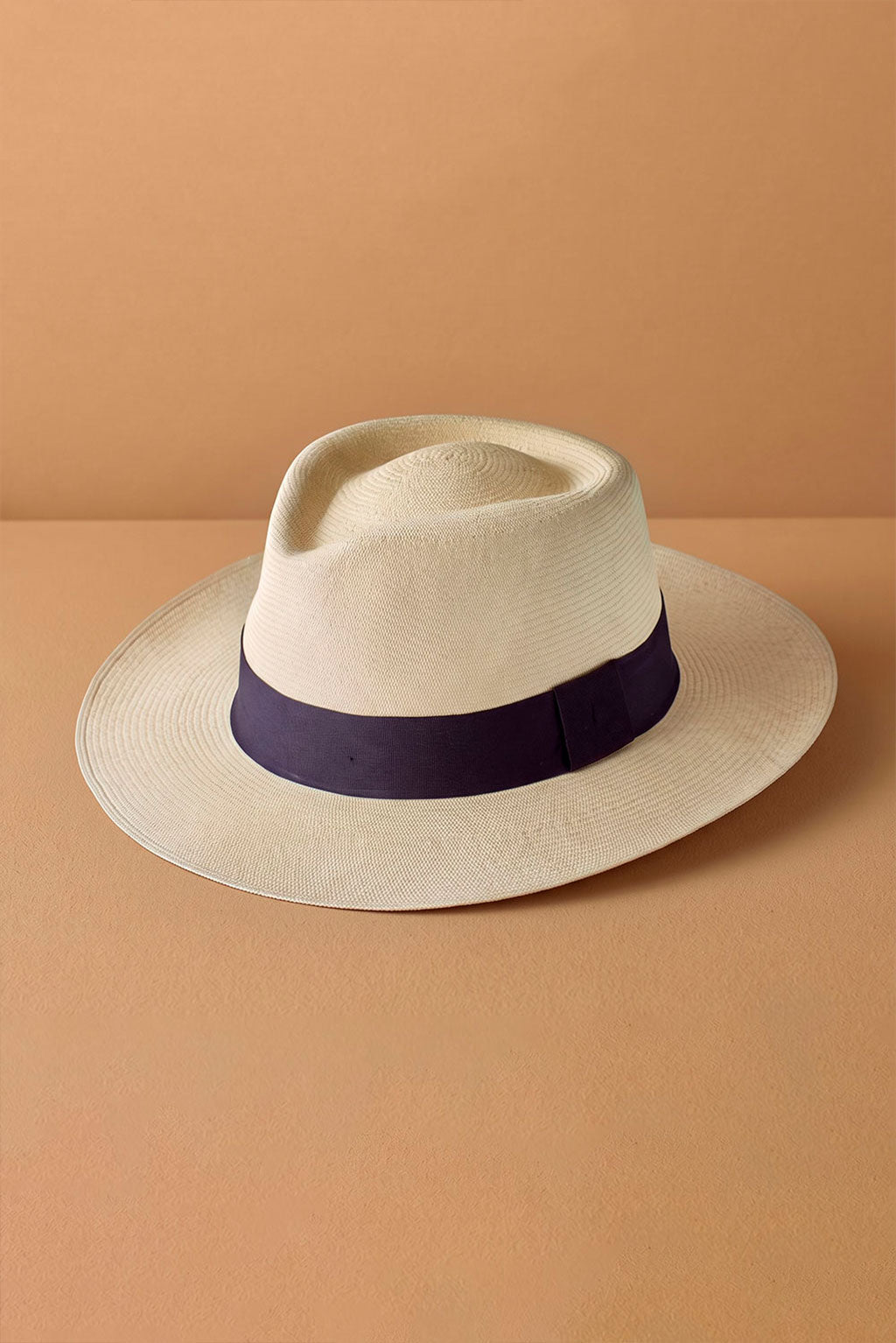 Montecristi Panama Hat Modern Fedora Style Fine Fine Weave