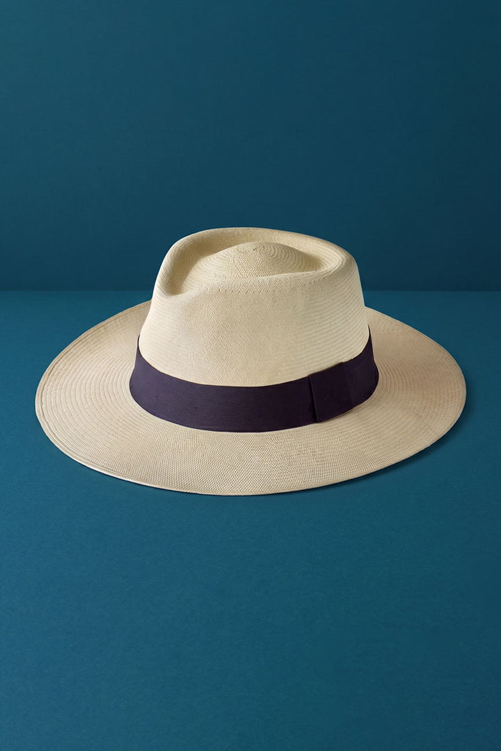 Montecristi Panama Hat Modern Fedora Style Supreme Weave