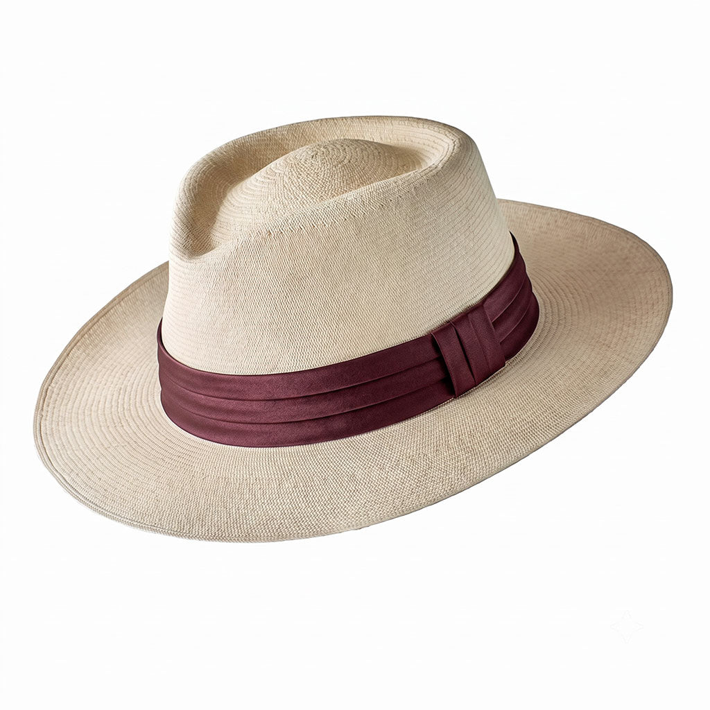 Montecristi Panama Hat Modern Fedora Style Museum Quality