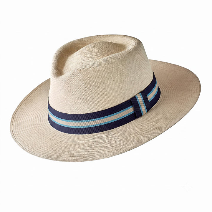 Montecristi Panama Hat Modern Fedora Style Extra Fine Weave