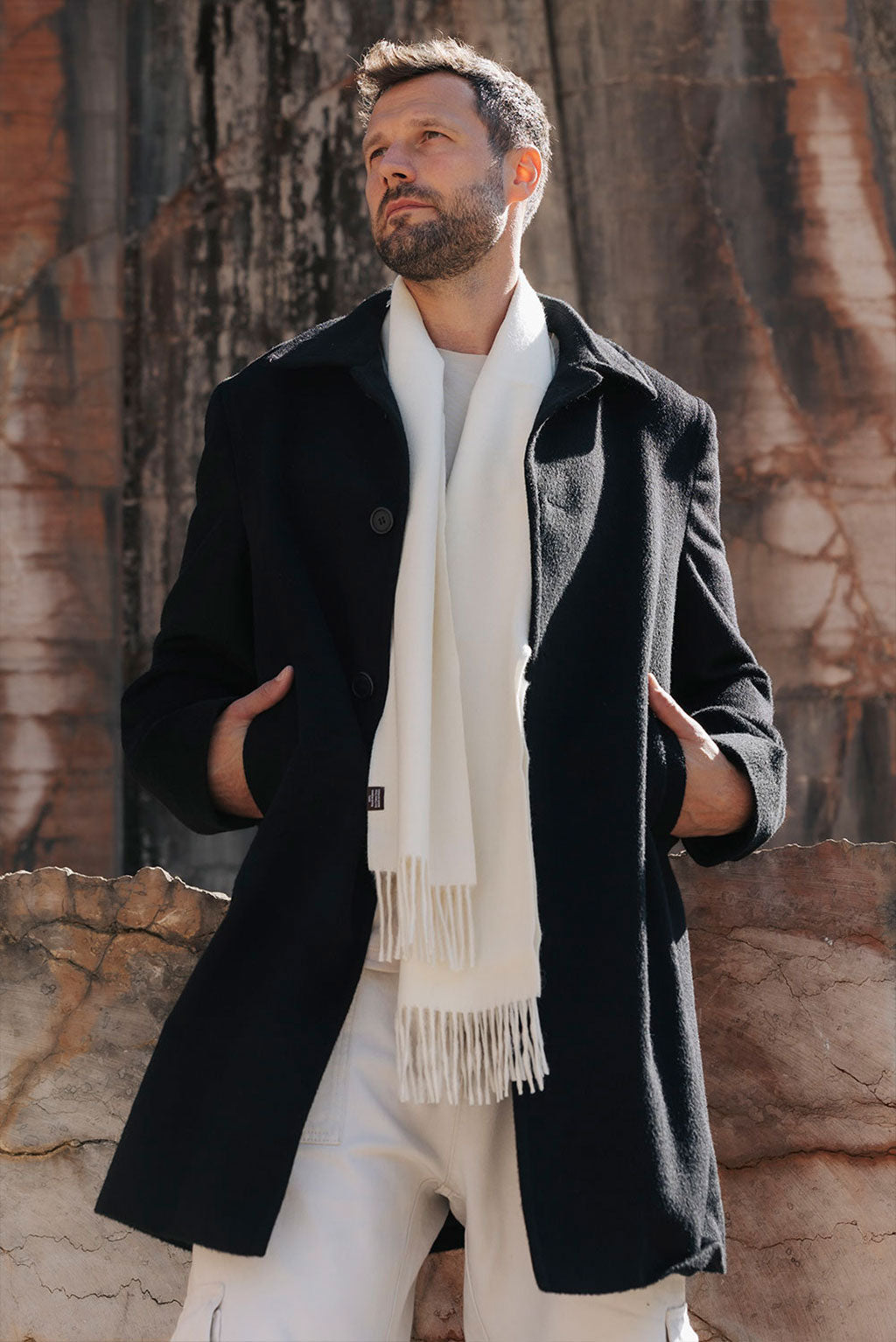 James Baby Alpaca Coat