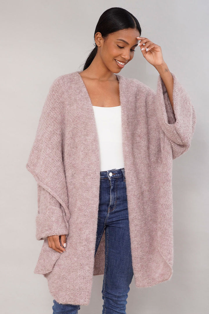 Leia Handknit Alpaca Cardigan / Coat