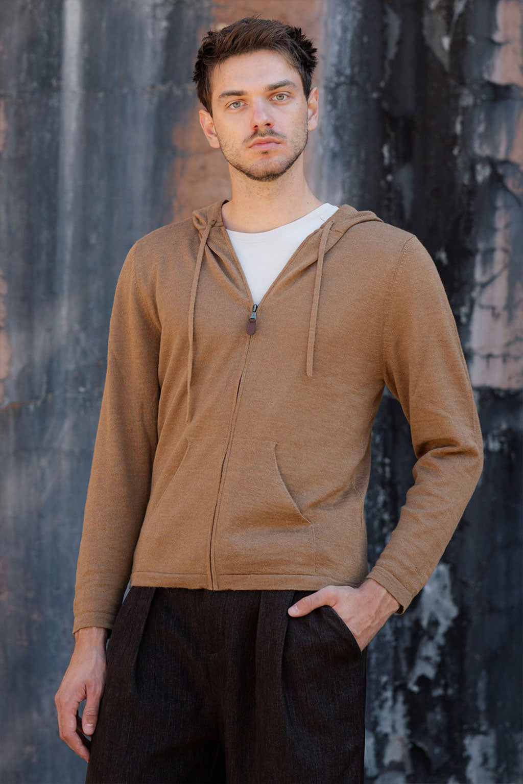 Lightweight Baby Alpaca Hoodie