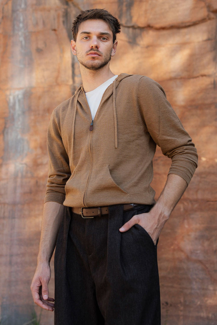Lightweight Baby Alpaca Hoodie