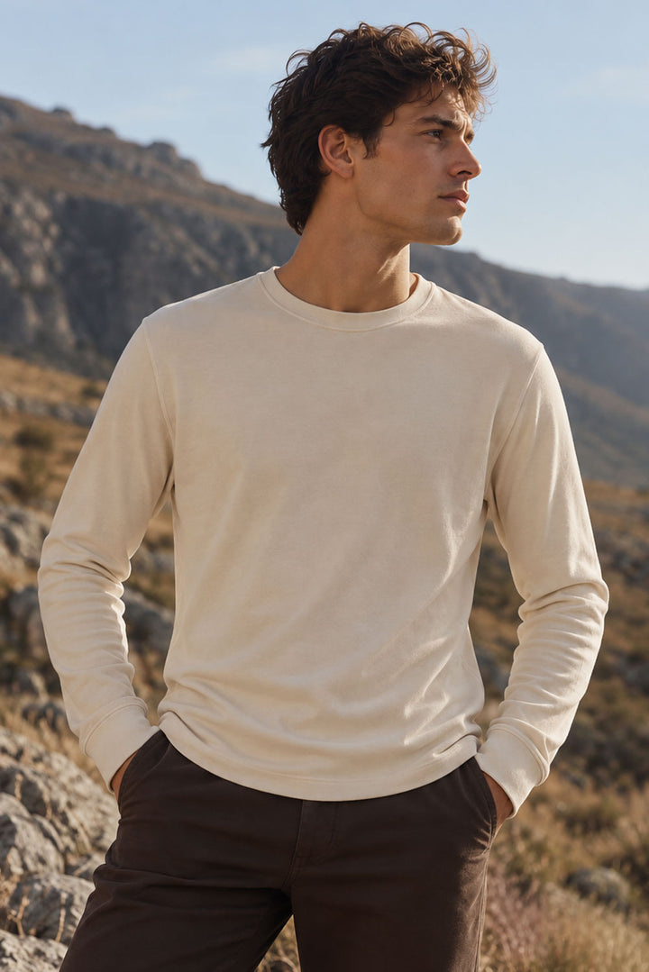 Men’s Long Sleeve Pima Cotton T-Shirt