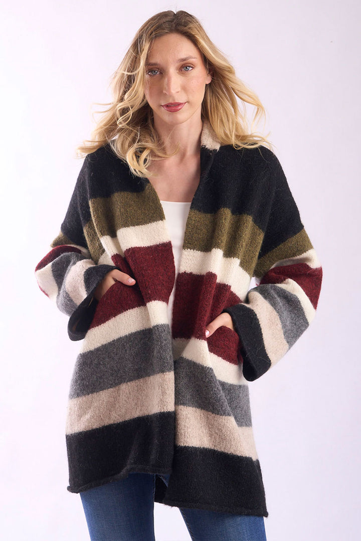 Mabel Long Alpaca Cardigan
