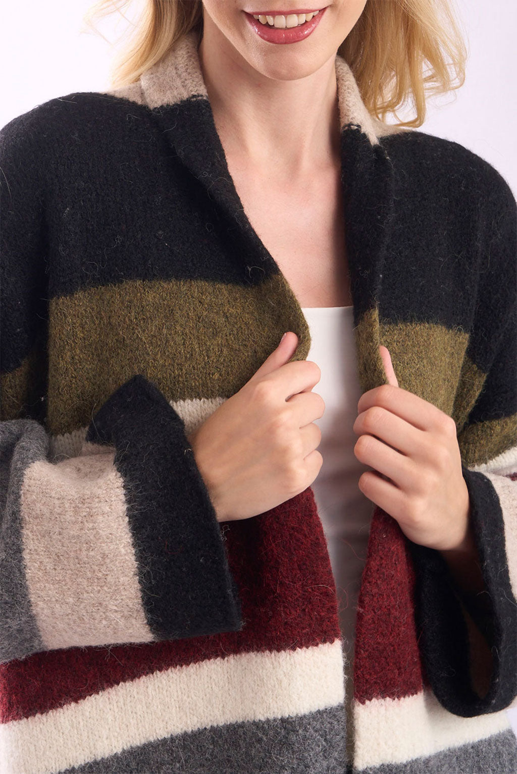 Mabel Long Alpaca Cardigan