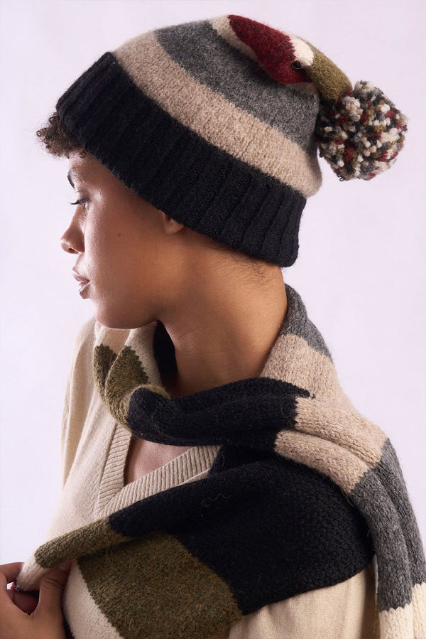 Mabel Alpaca Hat — multicolor alpaca by Alpaca Collections