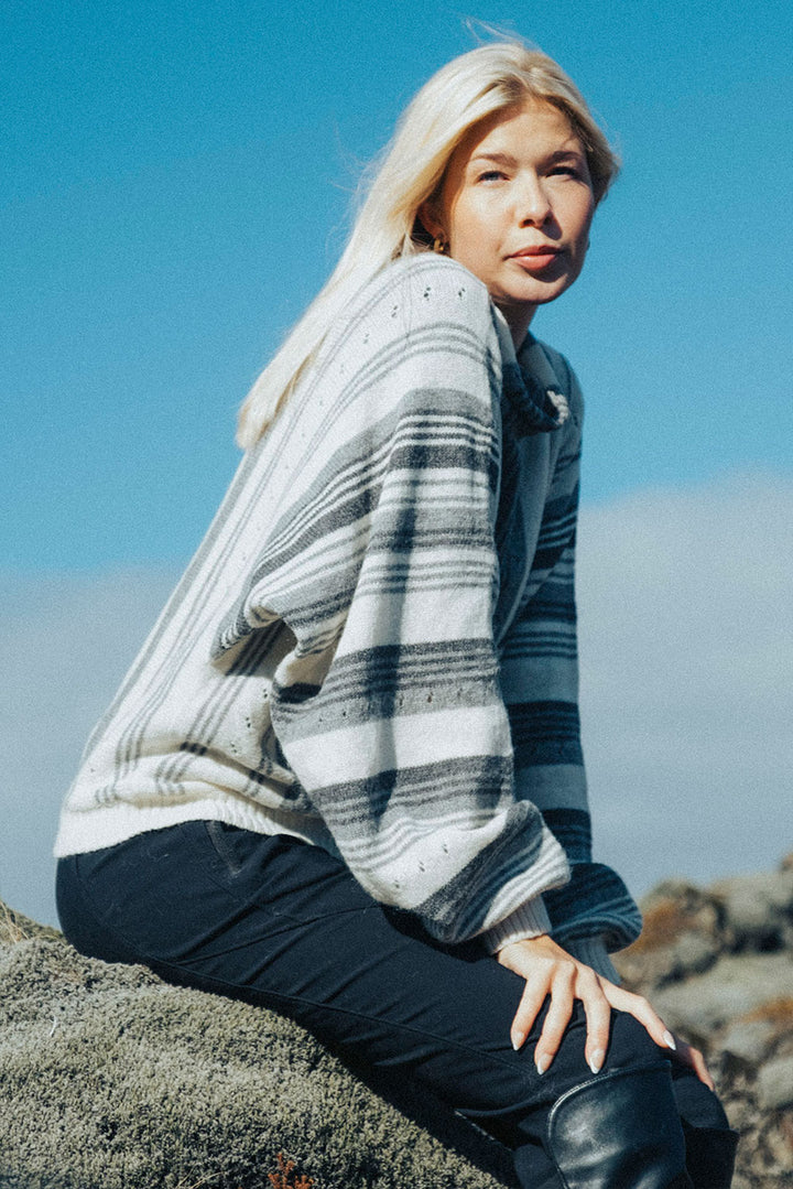 Maxine Turtle Neck Baby Alpaca Sweater