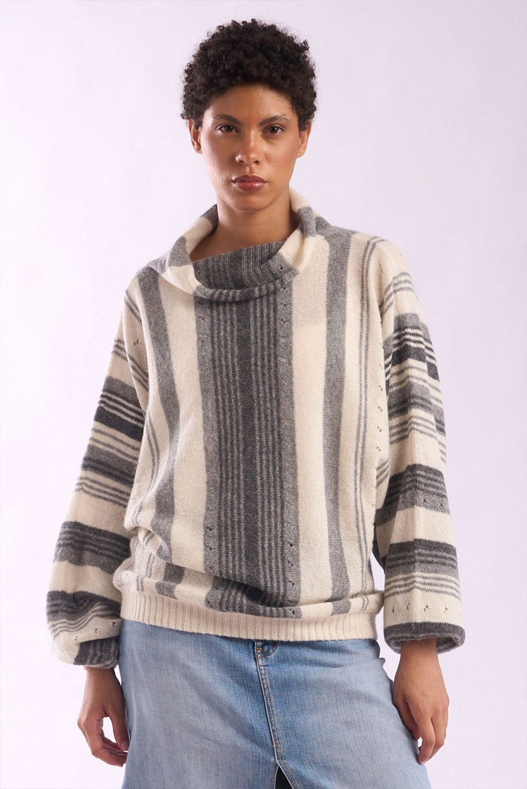 Maxine Turtle Neck Baby Alpaca Sweater