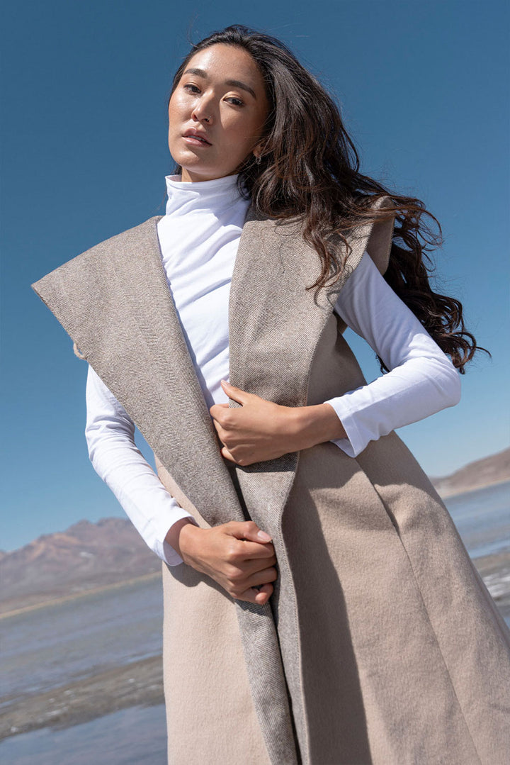 Mel Baby Alpaca Vest