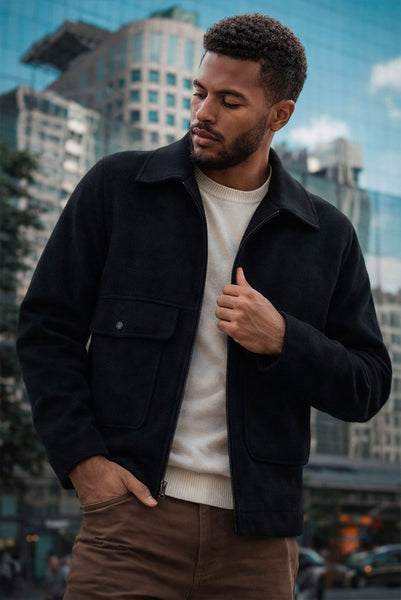 Men's Casual Baby Alpaca Jacket – Alpaca Collections