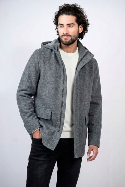 Men's Hooded Baby Alpaca Jacket – Alpaca Collections