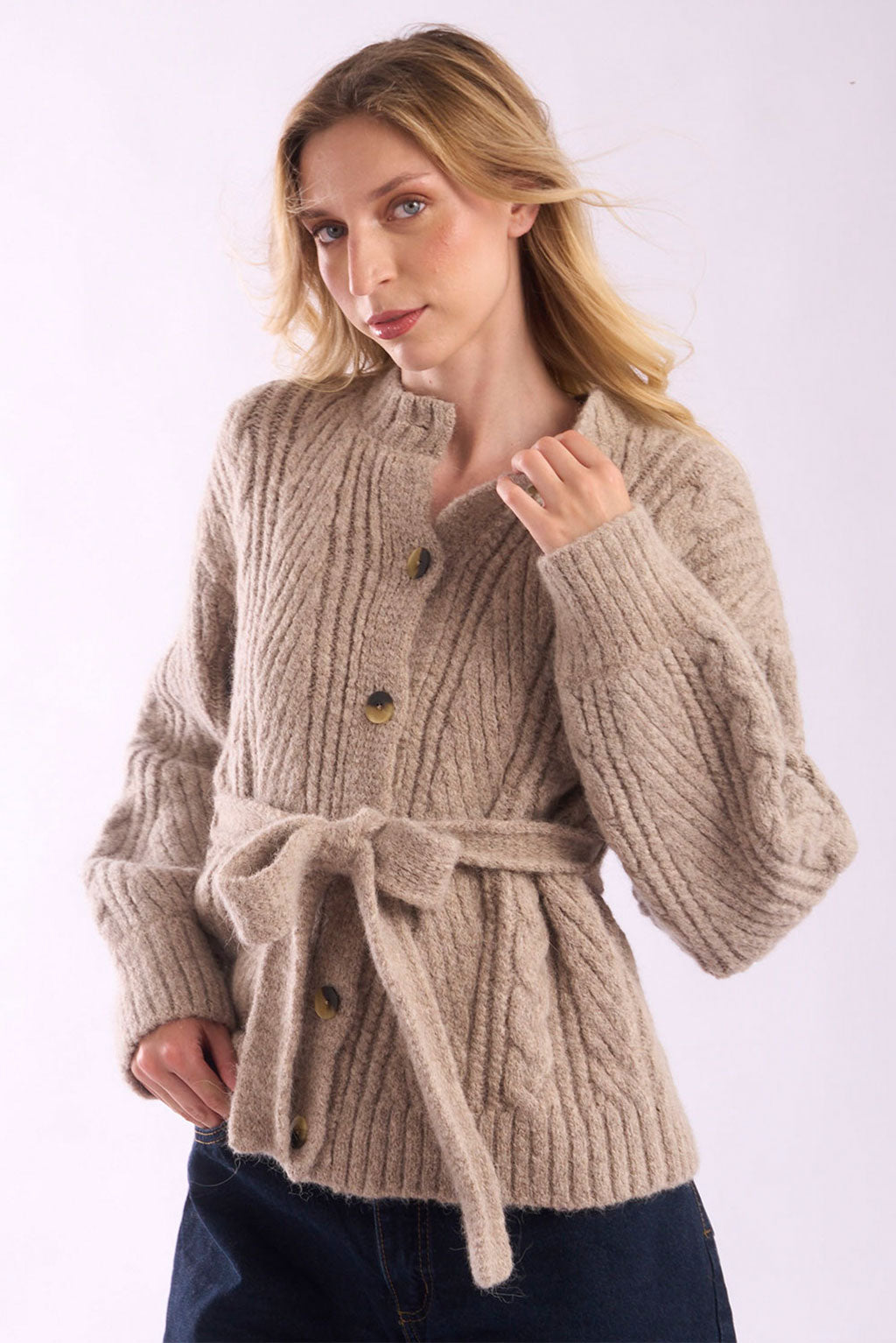 Meredith Alpaca Cardigan