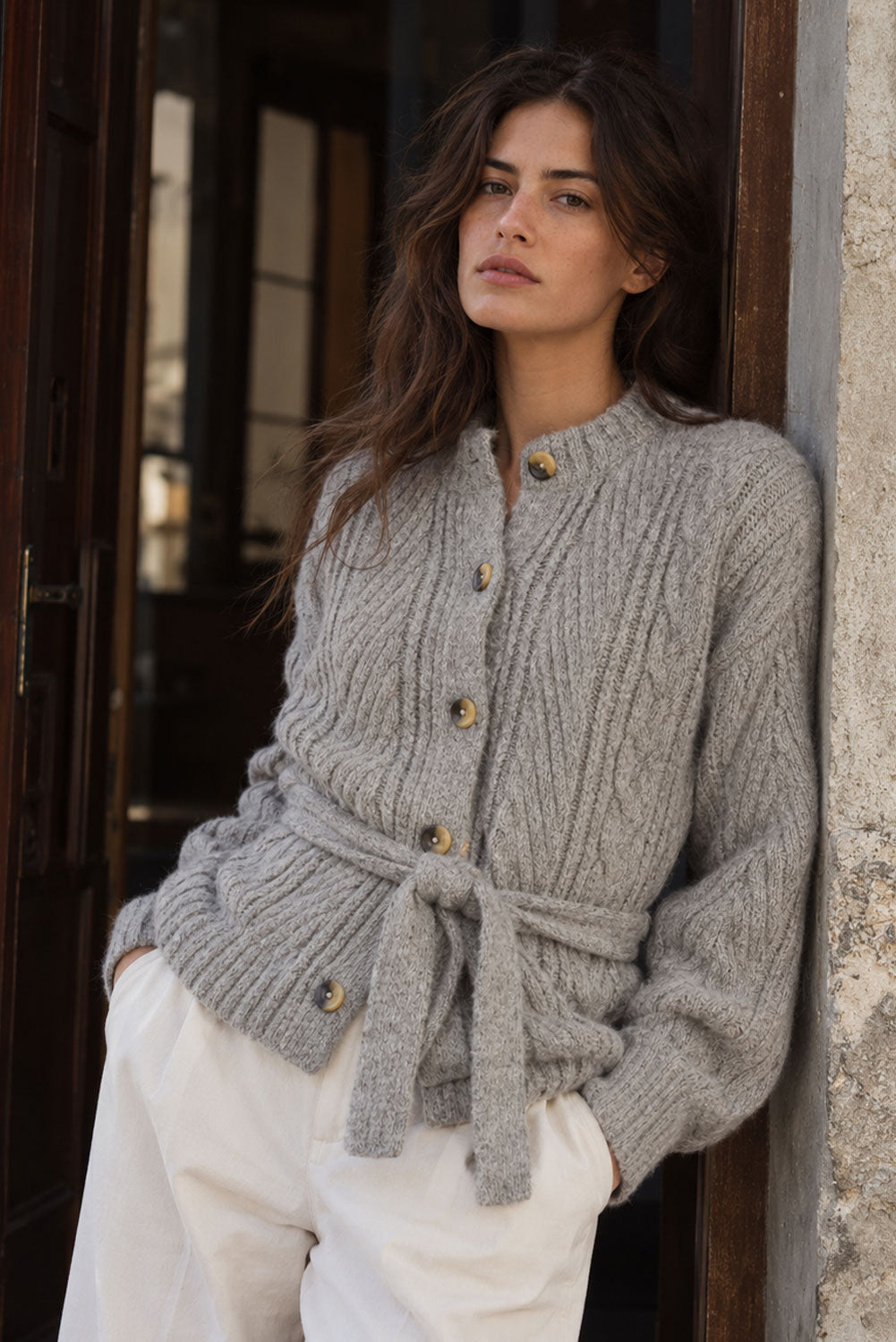 Meredith Alpaca Cardigan