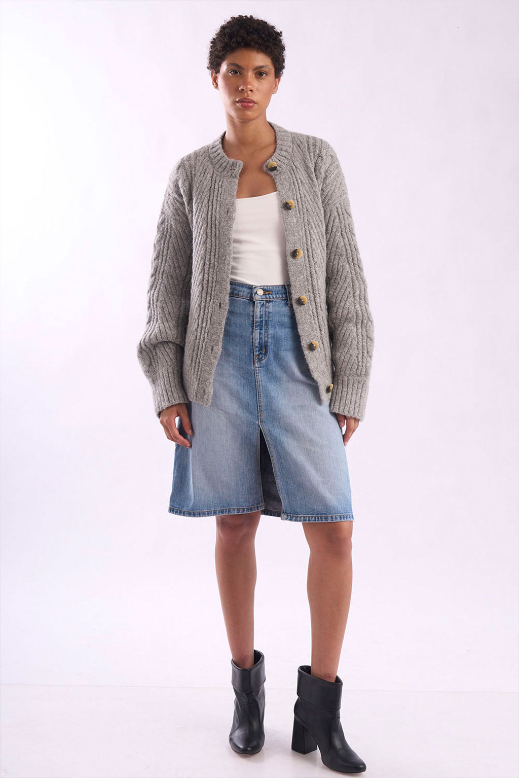 Meredith Alpaca Cardigan