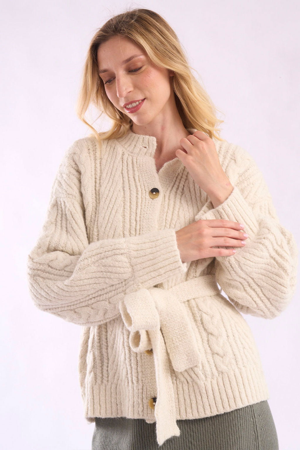 Meredith Alpaca Cardigan