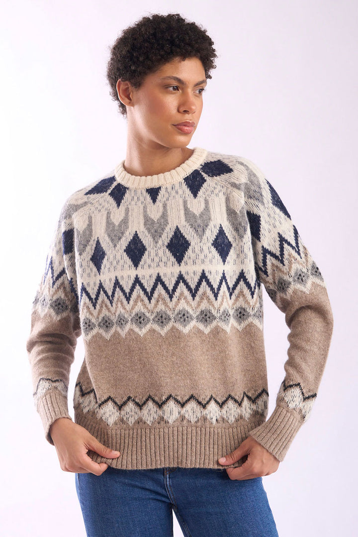 Mika Crew-Neck Baby Alpaca Sweater