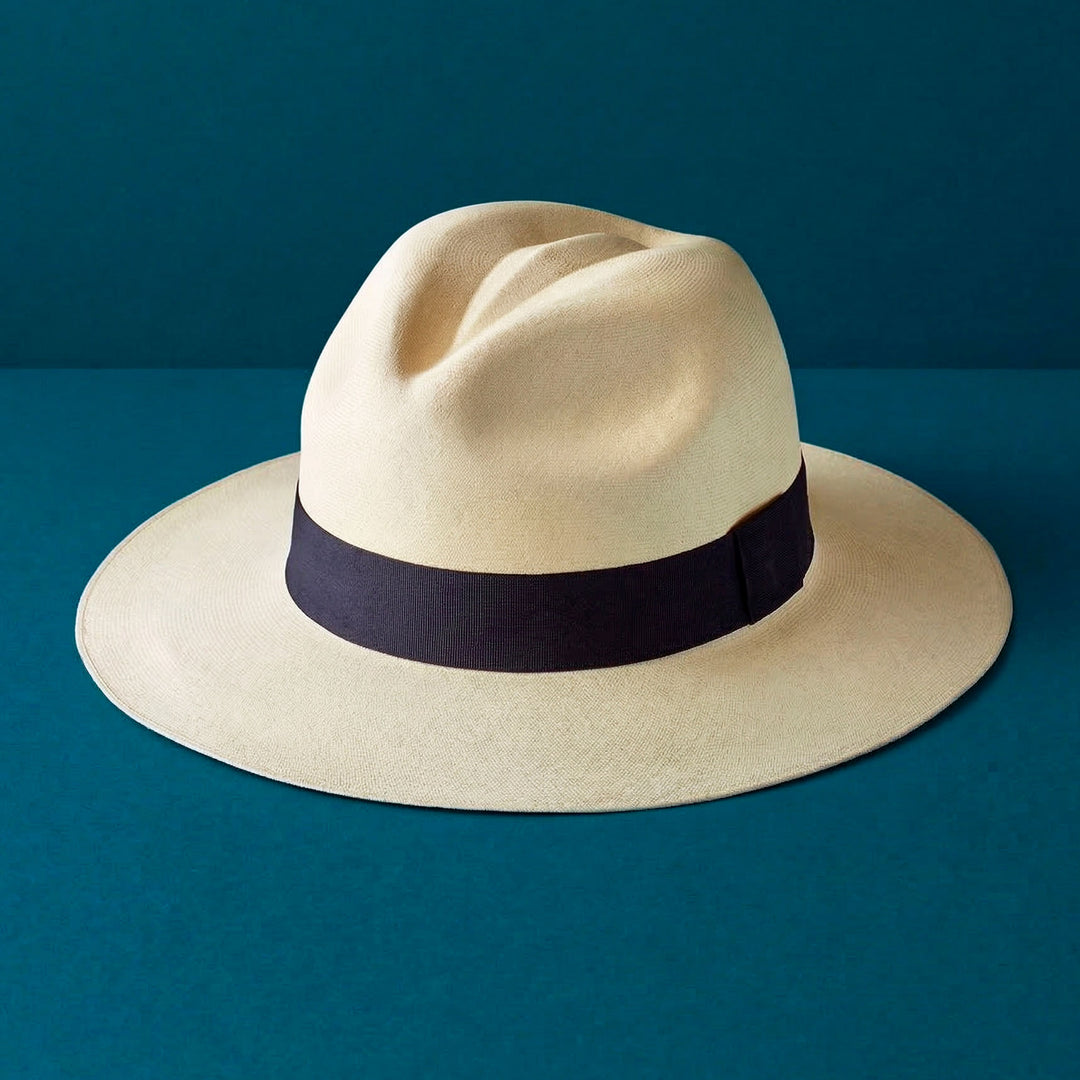 Montecristi Panamahut Klassischer Fedora Museumsqualität